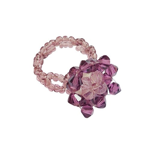 Bague en perles
