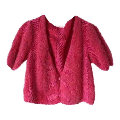 Cashmere and mohair top