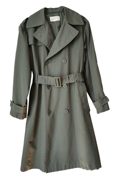 Khaki trench coat
