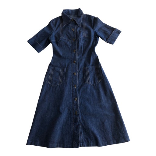 Denim shirt dress