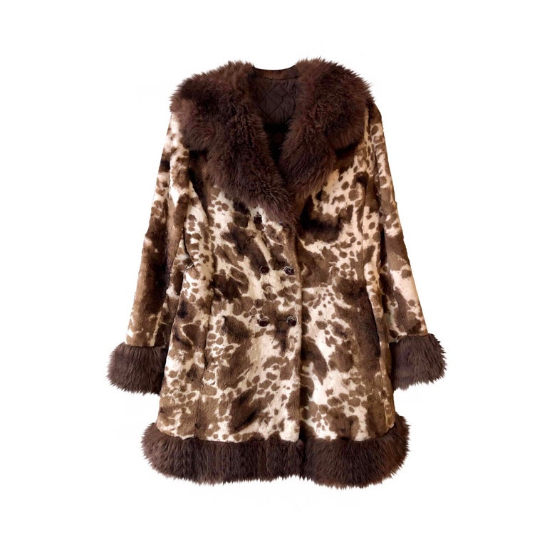 Manteau en fausse fourrure
