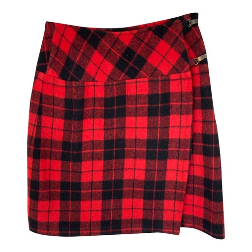 Tartan wrap skirt