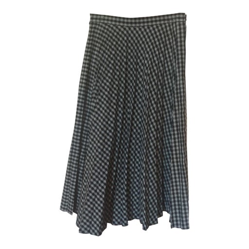 Long pleated skirt