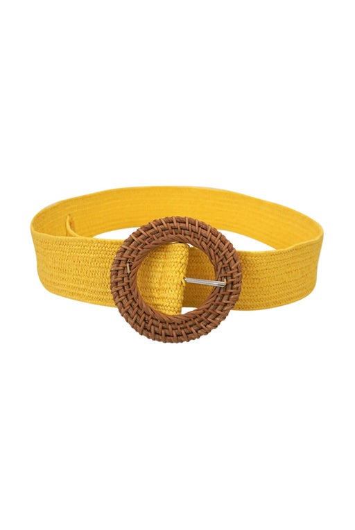 Raffia belt