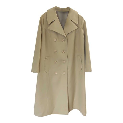 70's beige trench coat