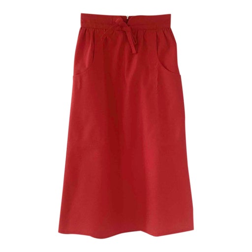 60&#39;s red skirt