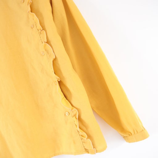 90's yellow blouse