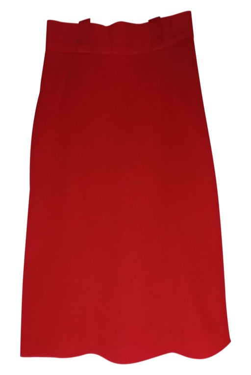 90's red mini skirt