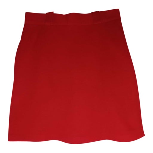 90's red mini skirt