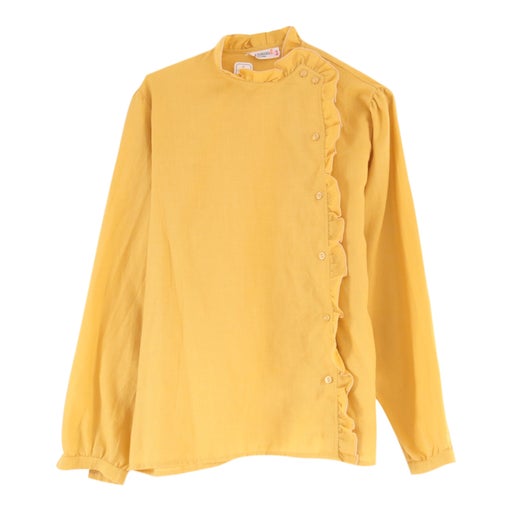 90's yellow blouse