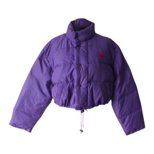 80's purple down jacket