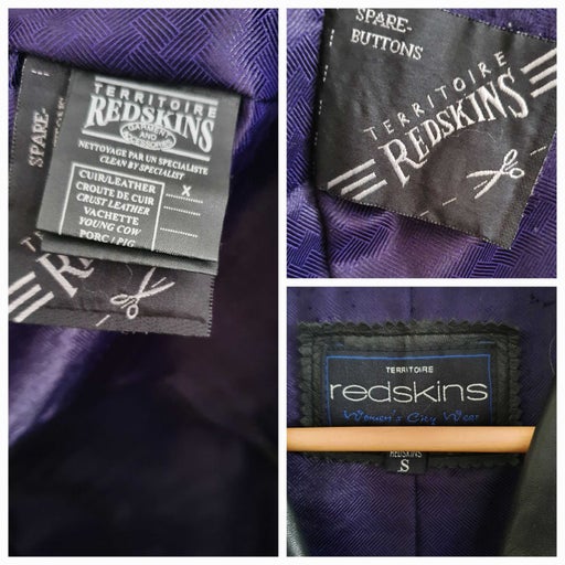Leather trench coat