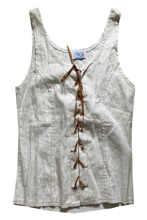Linen and cotton top