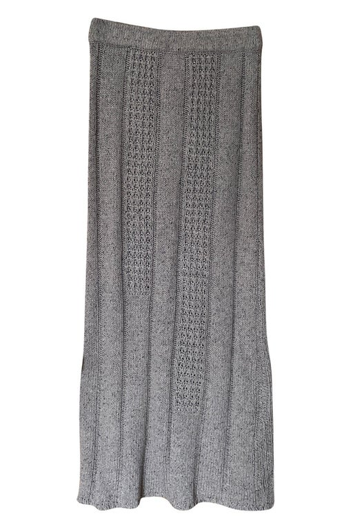 Long knit skirt
