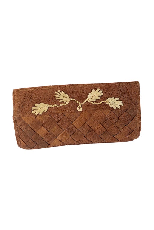 Pochette en raphia