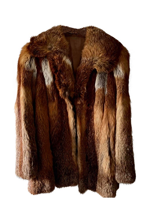 Short fur coat