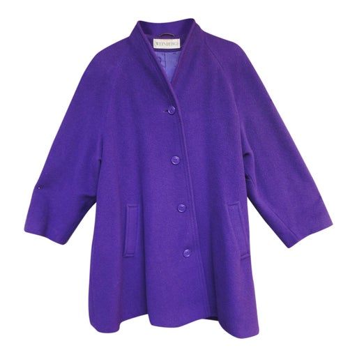 80's purple coat