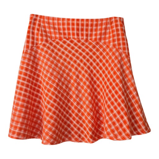 Cotton mini skirt