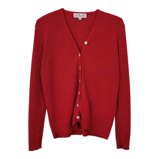 90's red cardigan