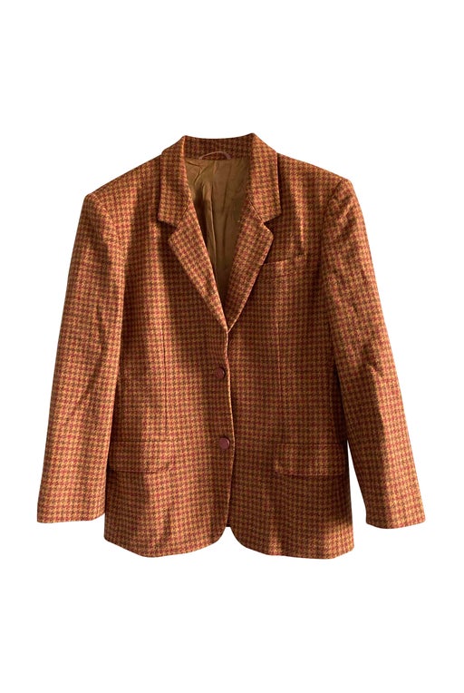 Houndstooth blazer