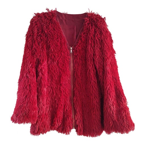 Manteau rouge 80's