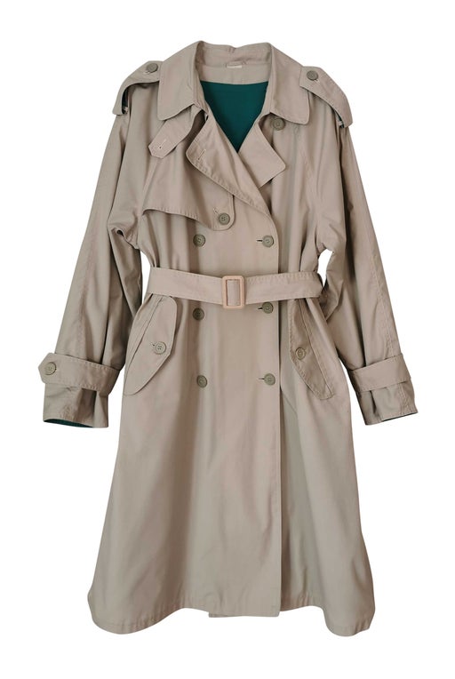 90's belted trench coat