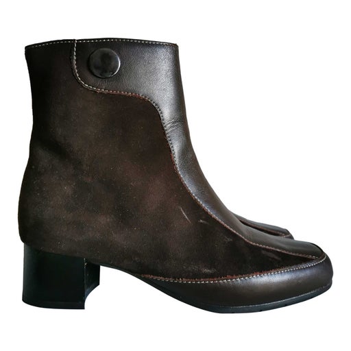 Bottines en cuir 