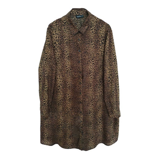 Robe chemise léopard