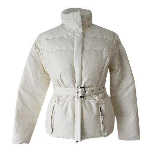 90's white down jacket