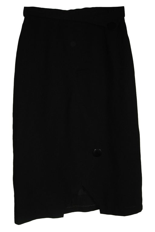 80's black skirt