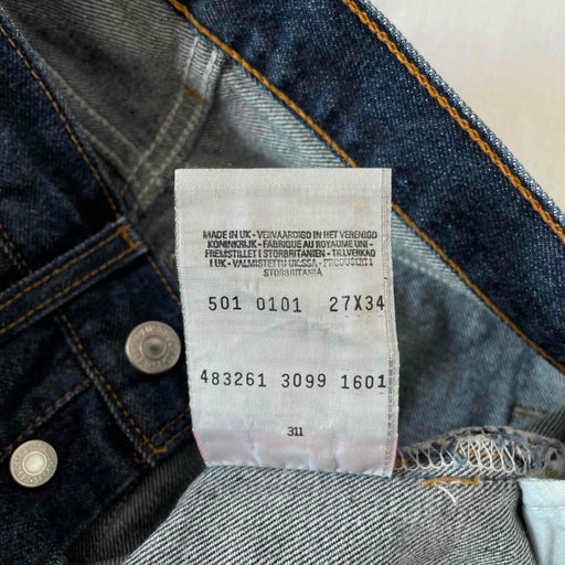 Levi's 501 W27L34 jeans