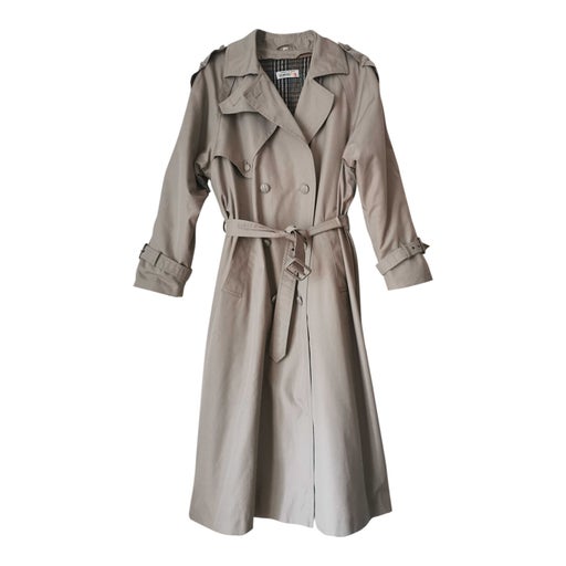 90's belted trench coat