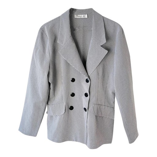 Houndstooth blazer