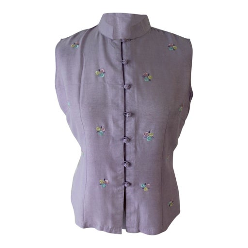 Asian silk top