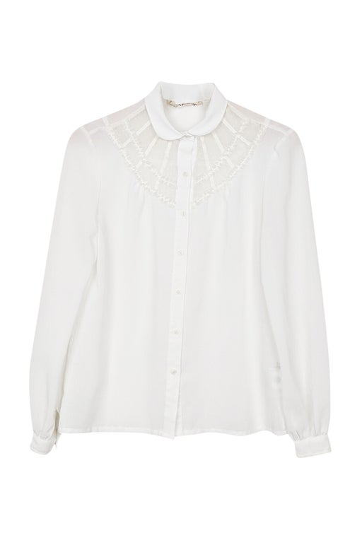 Chemise blanche 80's