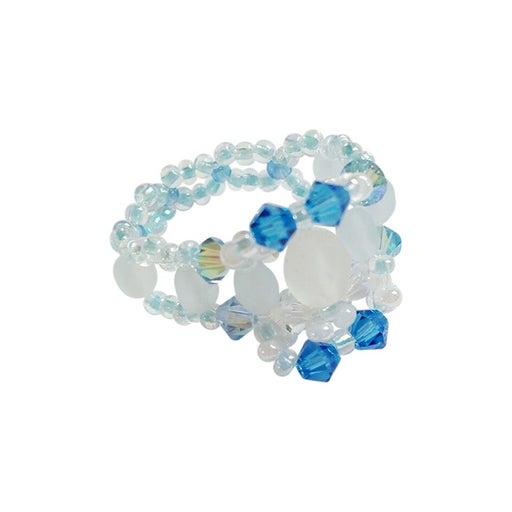 Bague en perles
