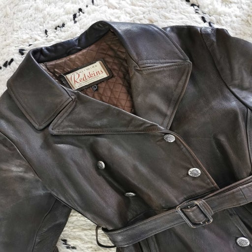 Trench en cuir 