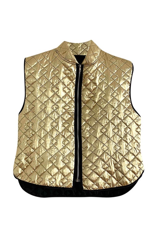 Golden down jacket