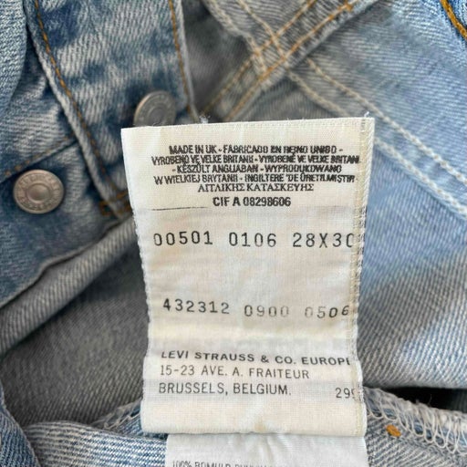 Levi's 501 W28L30 jeans