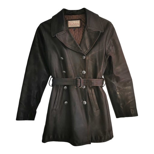 Trench en cuir 