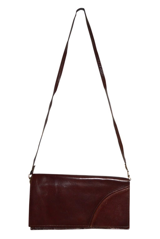 Leather shoulder bag