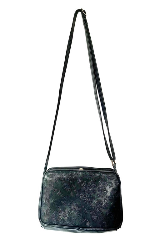 Leather shoulder bag