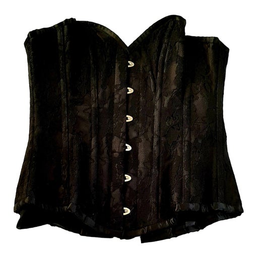 Lace-up bustier