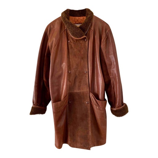 Manteau en peau lainée