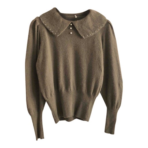 Wool and angora sweater