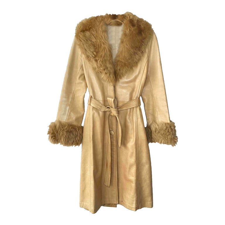 Trench en cuir 