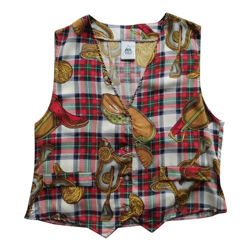 tartan waistcoat
