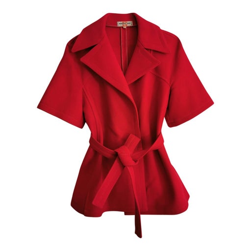 Wool safari jacket