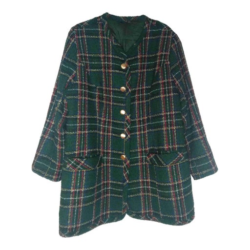 Long tartan jacket
