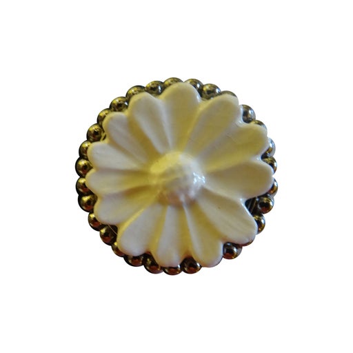 Bague fleur 80's